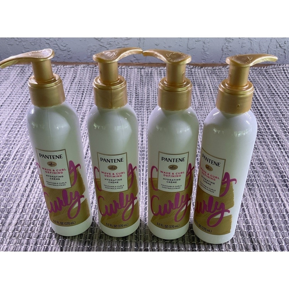 4 Pack - Pantene Pro-V Wave & Curl Defining Hydrating Crème, 5.7oz